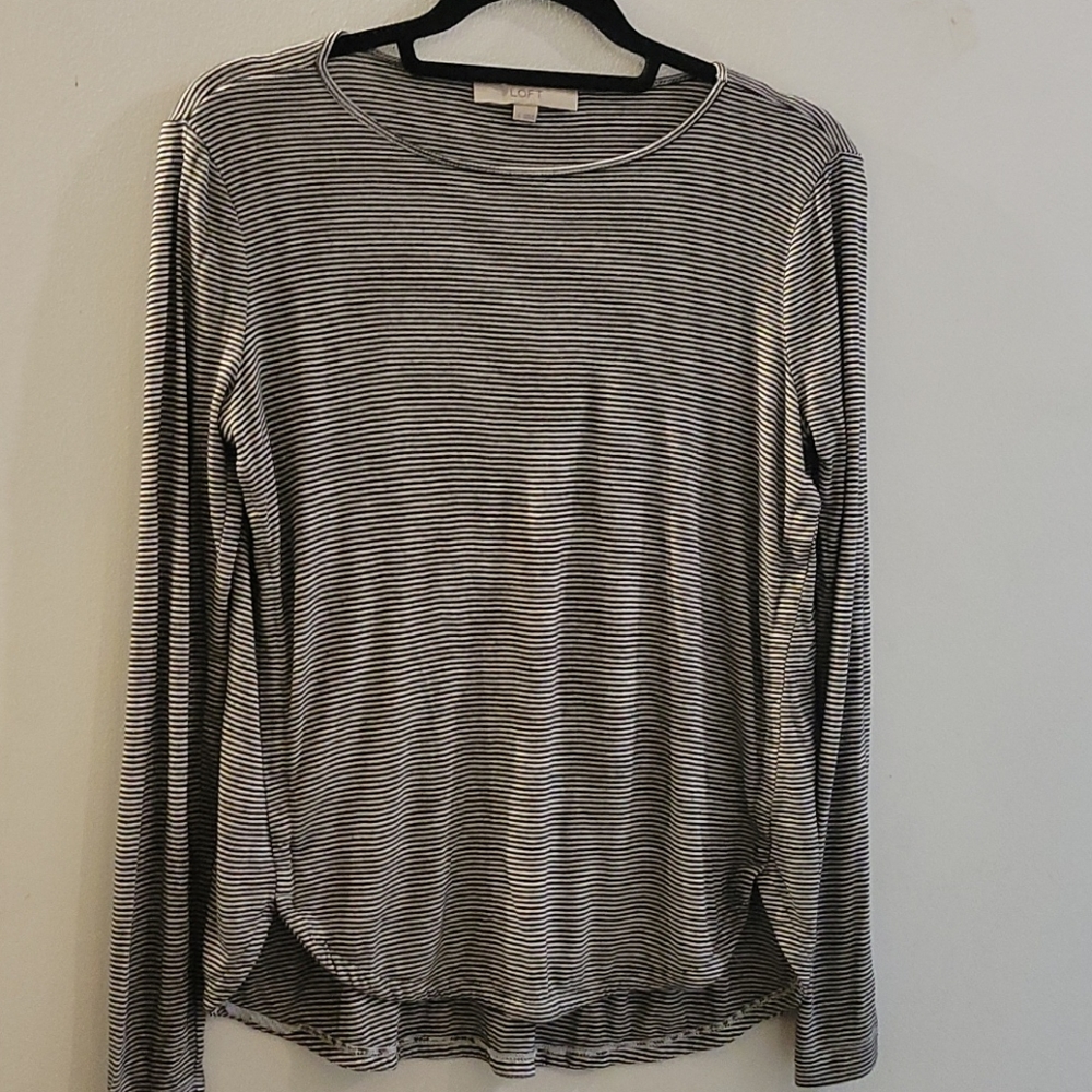 2For30💟 Loft - Striped Long-Sleeved Top